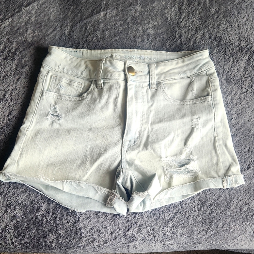 American Eagle Super Stretch Jean Shorts size 4
